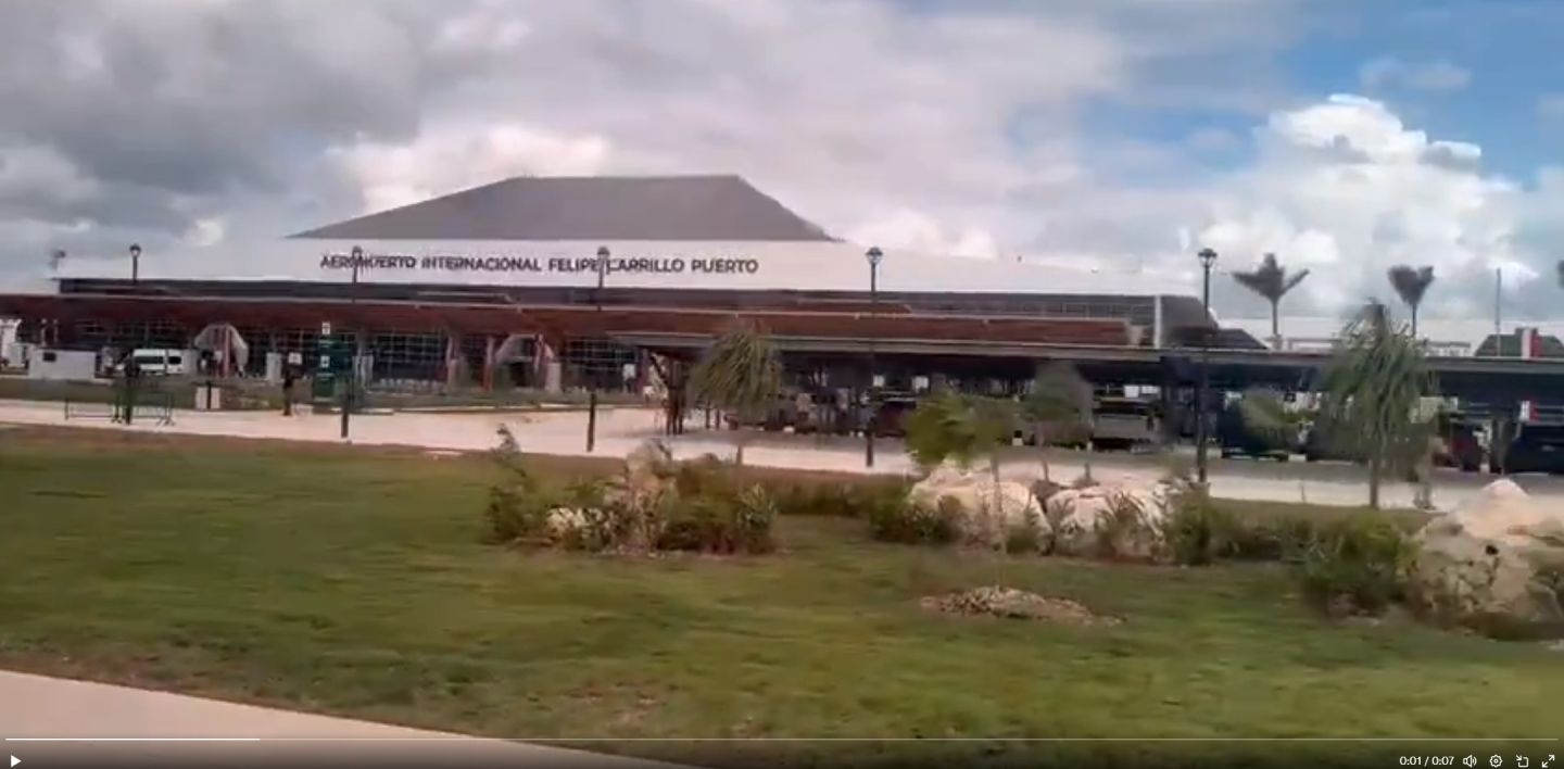 Entrega AMLO Aeropuerto Tulum, segundo del sexenio y construido en tiempo récord
