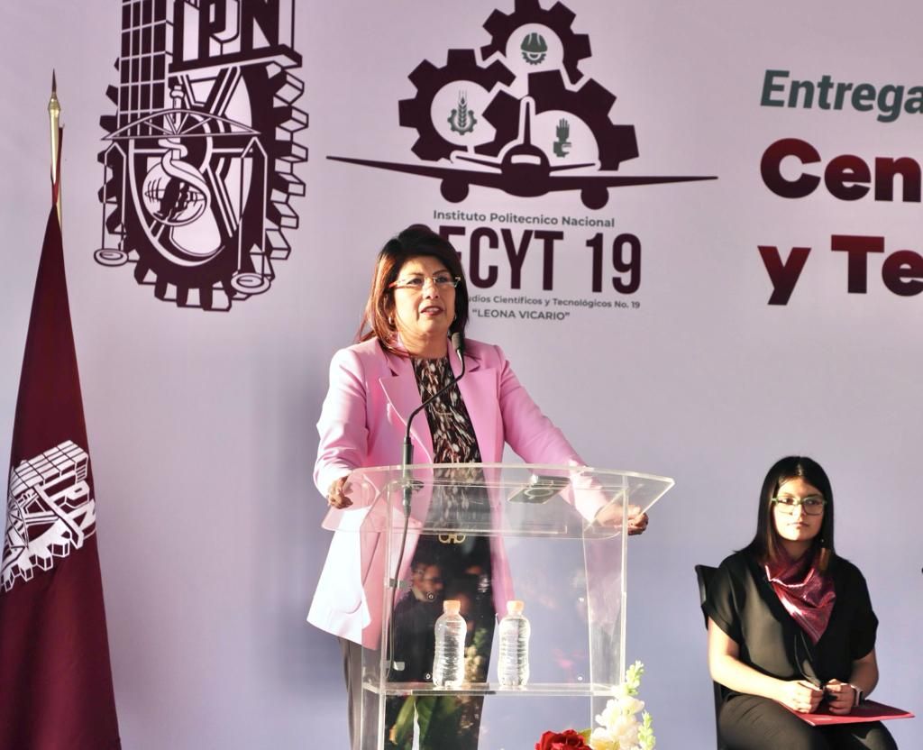 Mariela Gutiérrez Rendirá su Segundo Informe de Gobierno en la Vocacional 19  del IPN de Tecámac