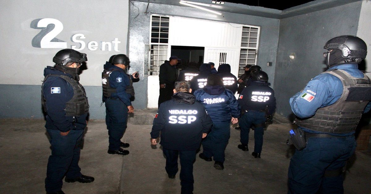 Realiza SSPH operativo sorpresa  en Cereso de Pachuca
