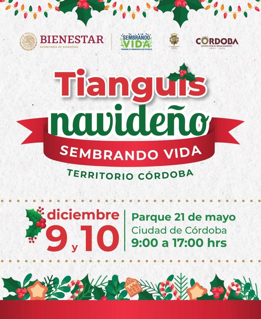 Córdoba será sede del ’Tianguis Navideño" el 9 y 10 de diciembre