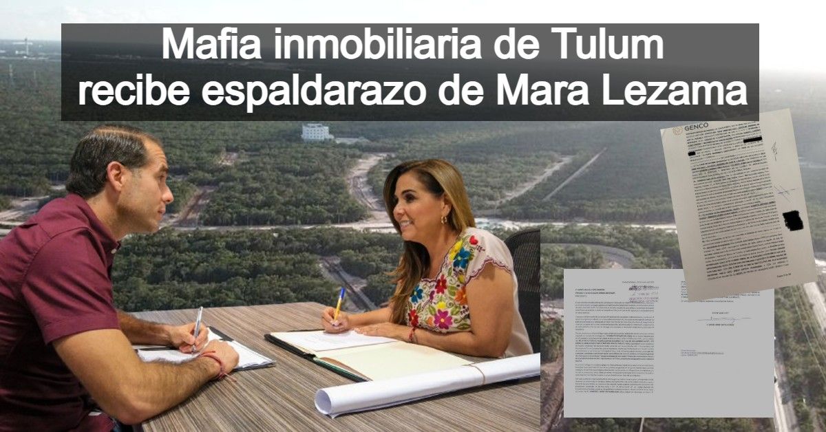 Respalda Mara Lezama a impresentable para alcaldía de Tulum