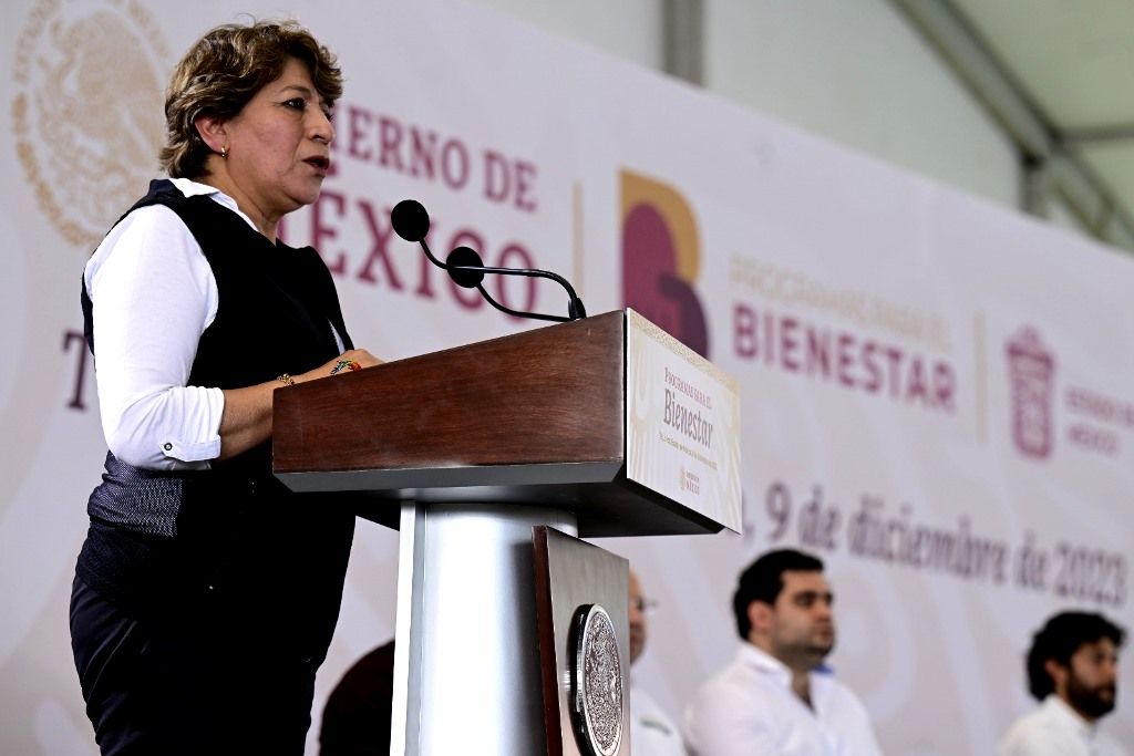 Mensaje de la Maestra Delfina Gómez, durante la gira de trabajo con el Presidente de México, AMLO, Programas para el Bienestar