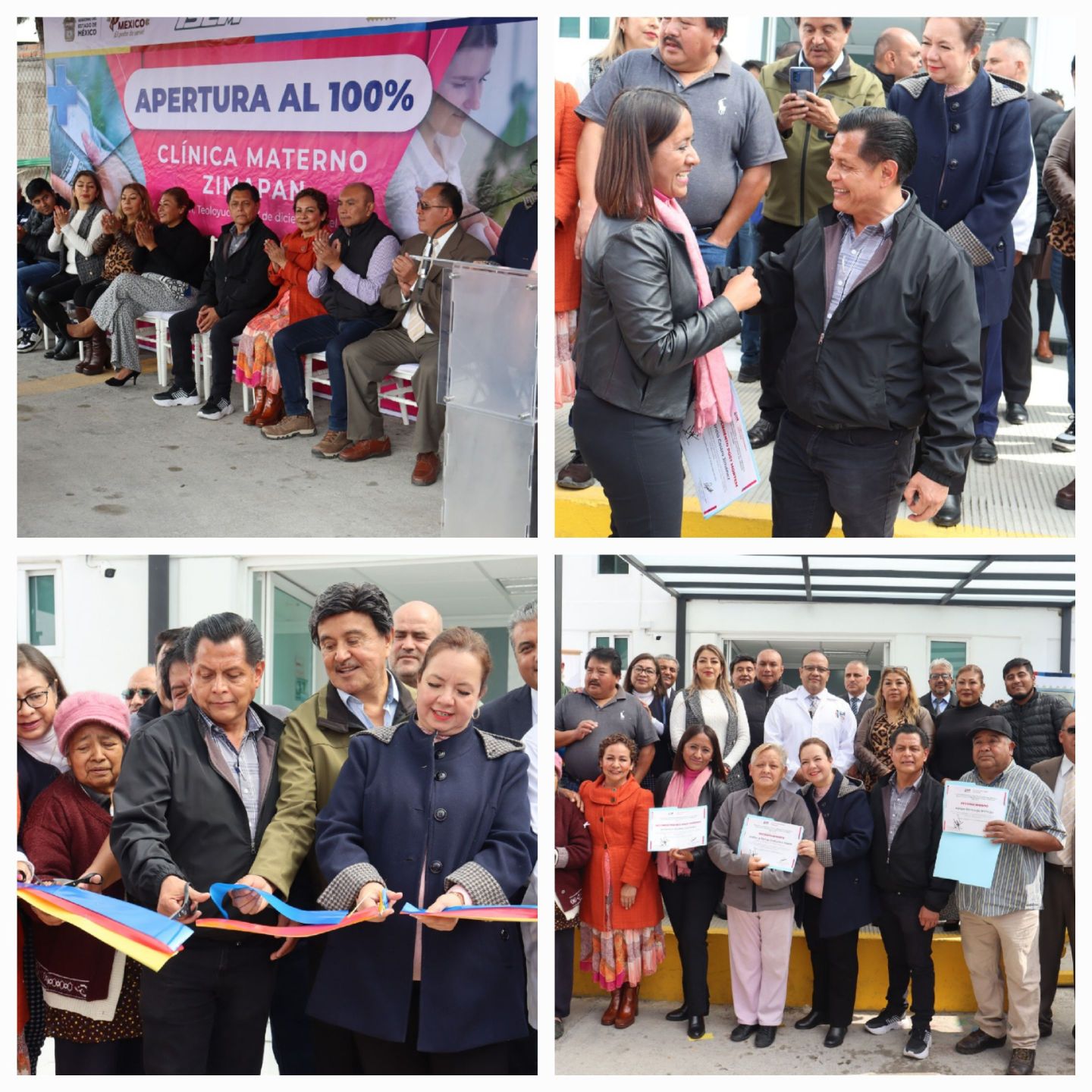 Juan Carlos Uribe Padilla inauguró la Clínica Materno DIF Zimapán