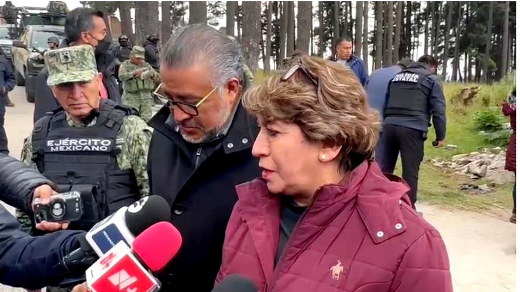 La Gobernadora Delfina Gómez dando respaldo, seguridad y programas sociales en Texcaltitlán