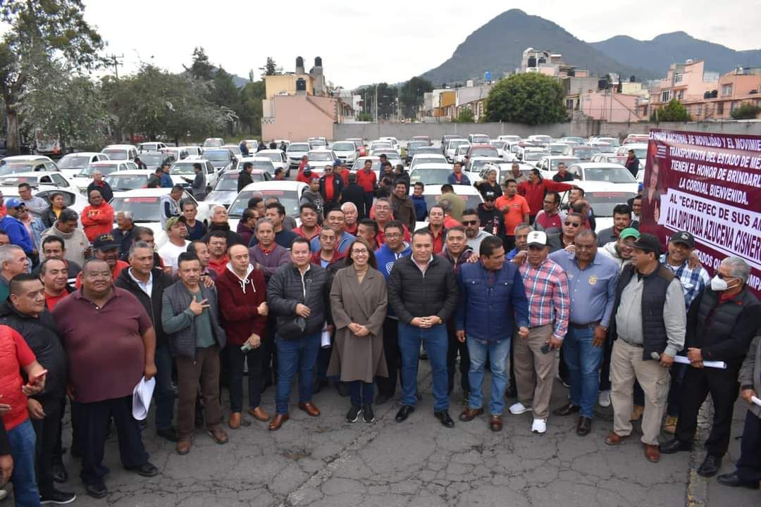 Azucena Cisneros, la más capaz para transformar Ecatepec: transportistas