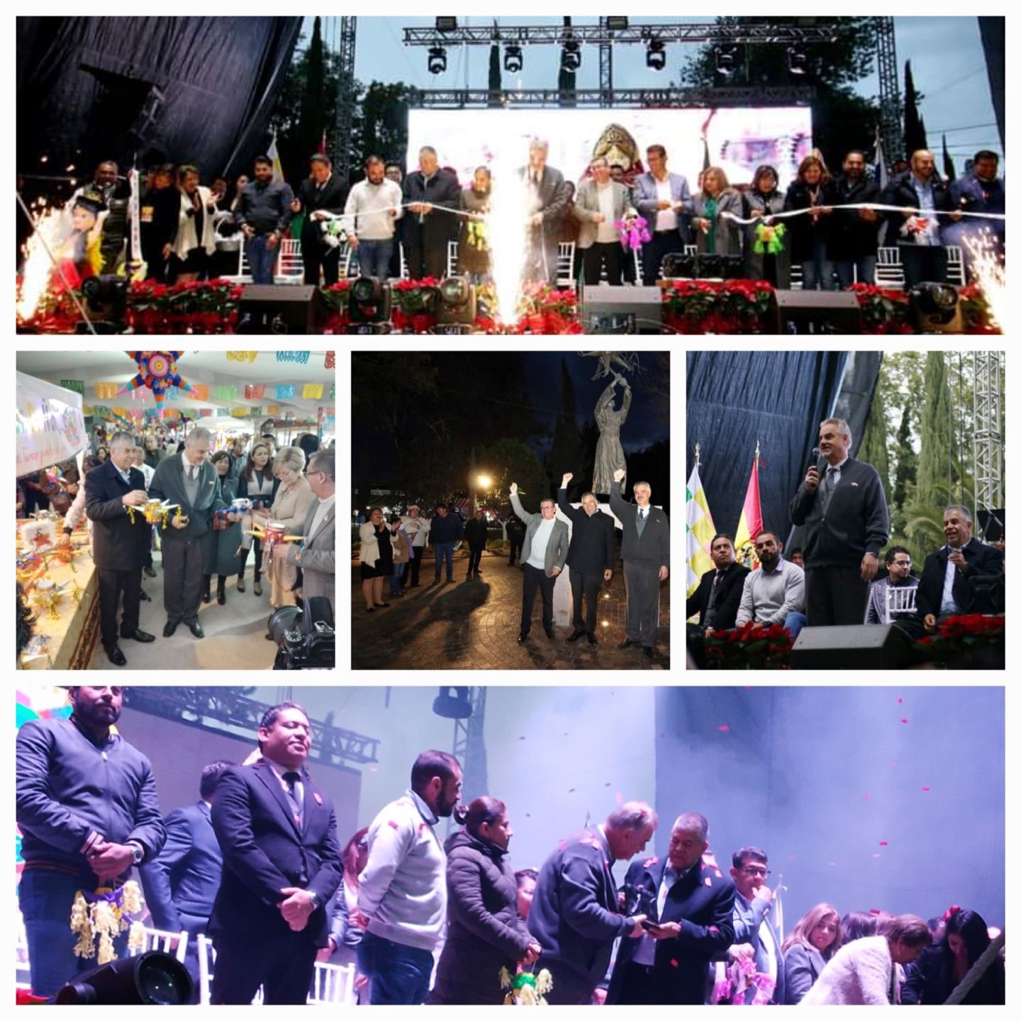 Autoridades de acolman inauguran la 38 edición de la Feria Internacional de la Piñata 2023