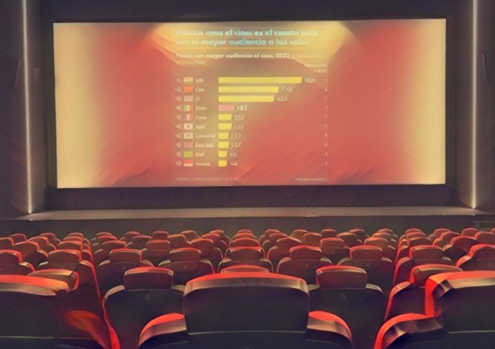 Es México el 4to país con mayor asistencia a salas de cine
