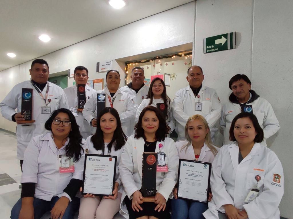 Recibe Banco de Sangre del Centro Médico ISSEMYM Ecatepec premio a la excelencia