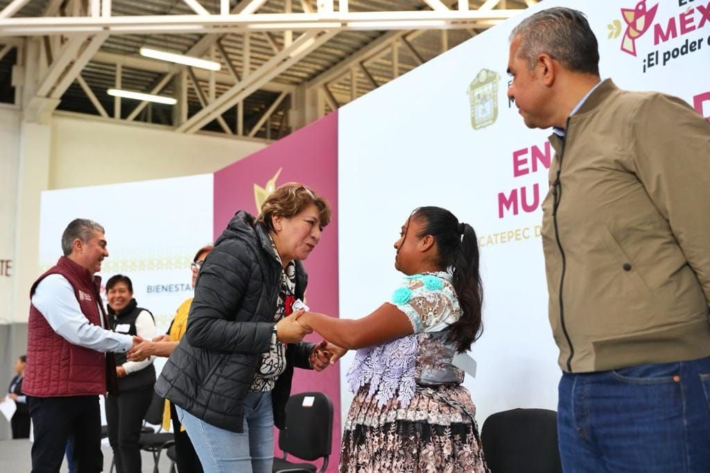 400 mil Tarjetas ’Mujeres con Bienestar’ se Entregarán de Manera Directa y sin Intermediarios, Asegura la Gobernadora Delfina Gómez Alvarez en Ecatepec