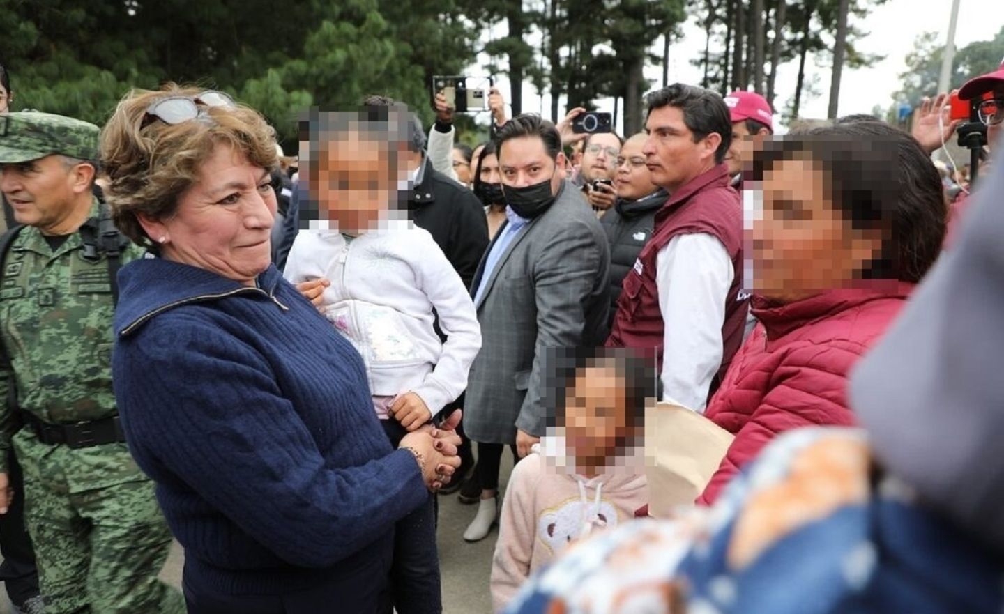 Instruye Delfina Gómez trabajo coordinado para un regreso seguro a las escuelas en Texcaltitlán