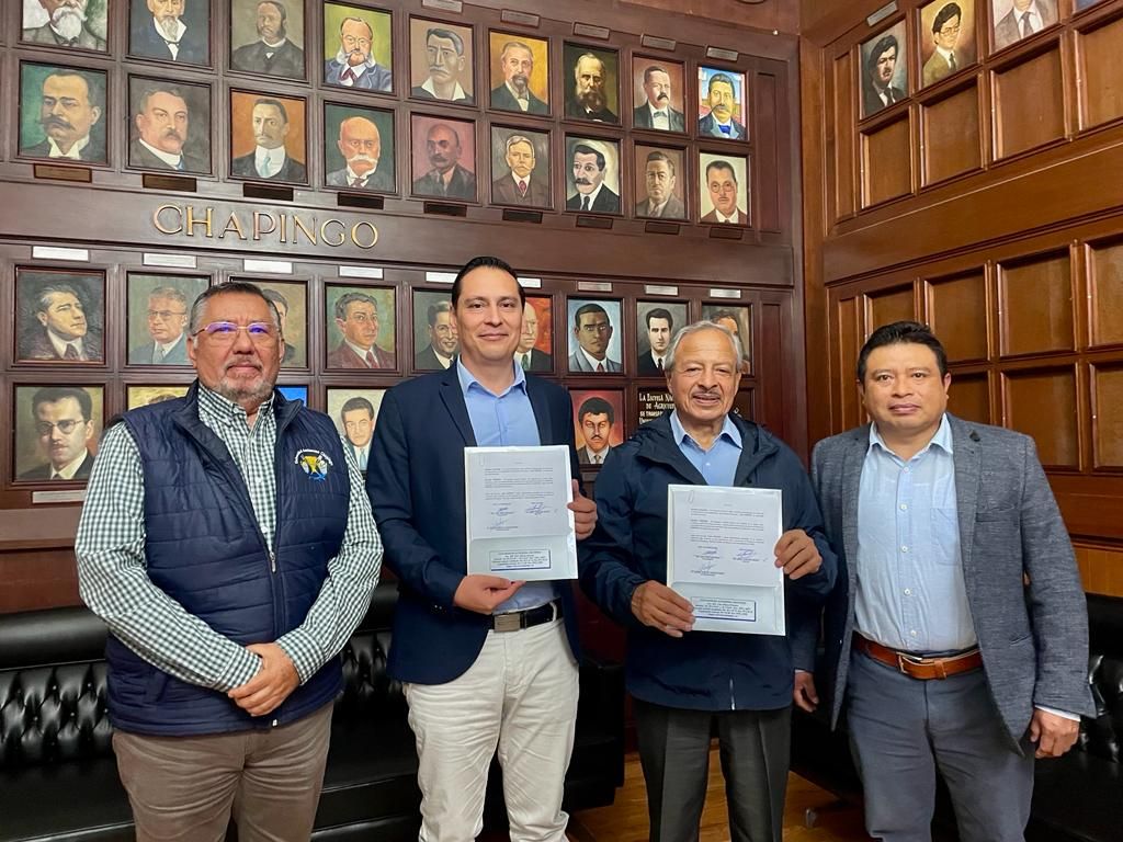Federación de egresados de Chapingo firman convenio con su alma mater  