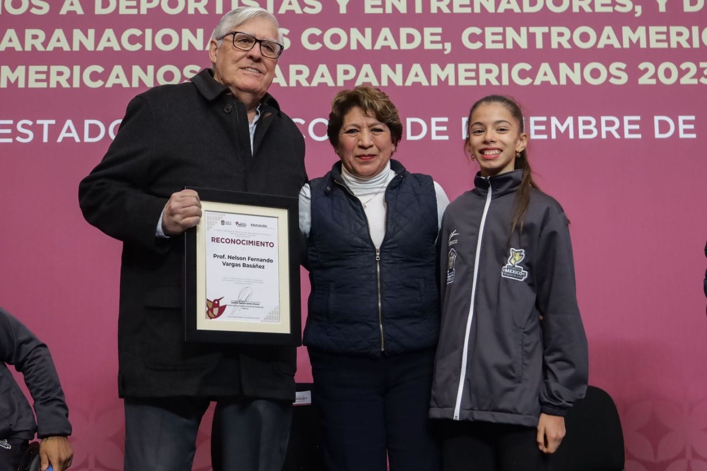 Entrega Gobernadora Delfina Gómez Histórico Reconocimiento
a Atletas y Entrenadores; EDOMÉX Rompe Récord con 597 Medallas
