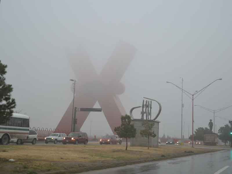 Neblina cubre toda Ciudad Juárez con poca visibilidad