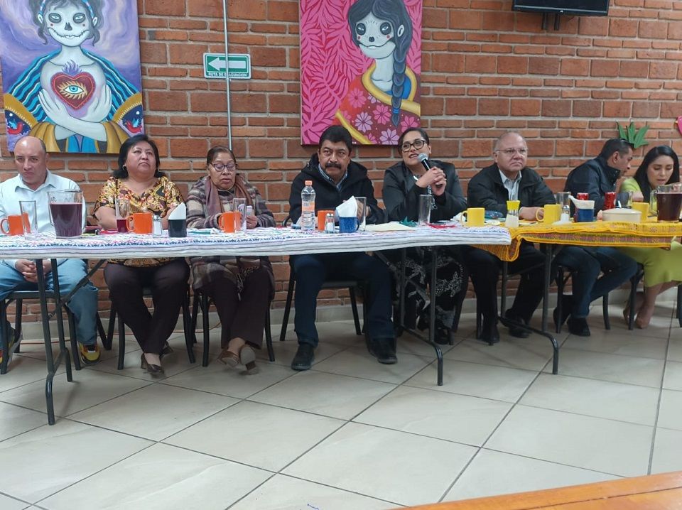 Amena convivencia de comunicadores con presidenta de Texcoco y Diputado