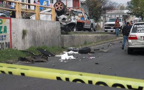 Identifican el cadáver del conductor del fatal accidente en Atizapan