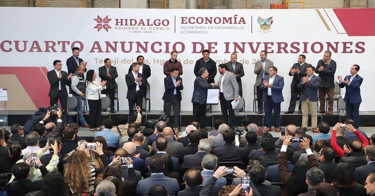 Cierra Hidalgo el 2023 con inversiones por 67 mil 329 mdp
