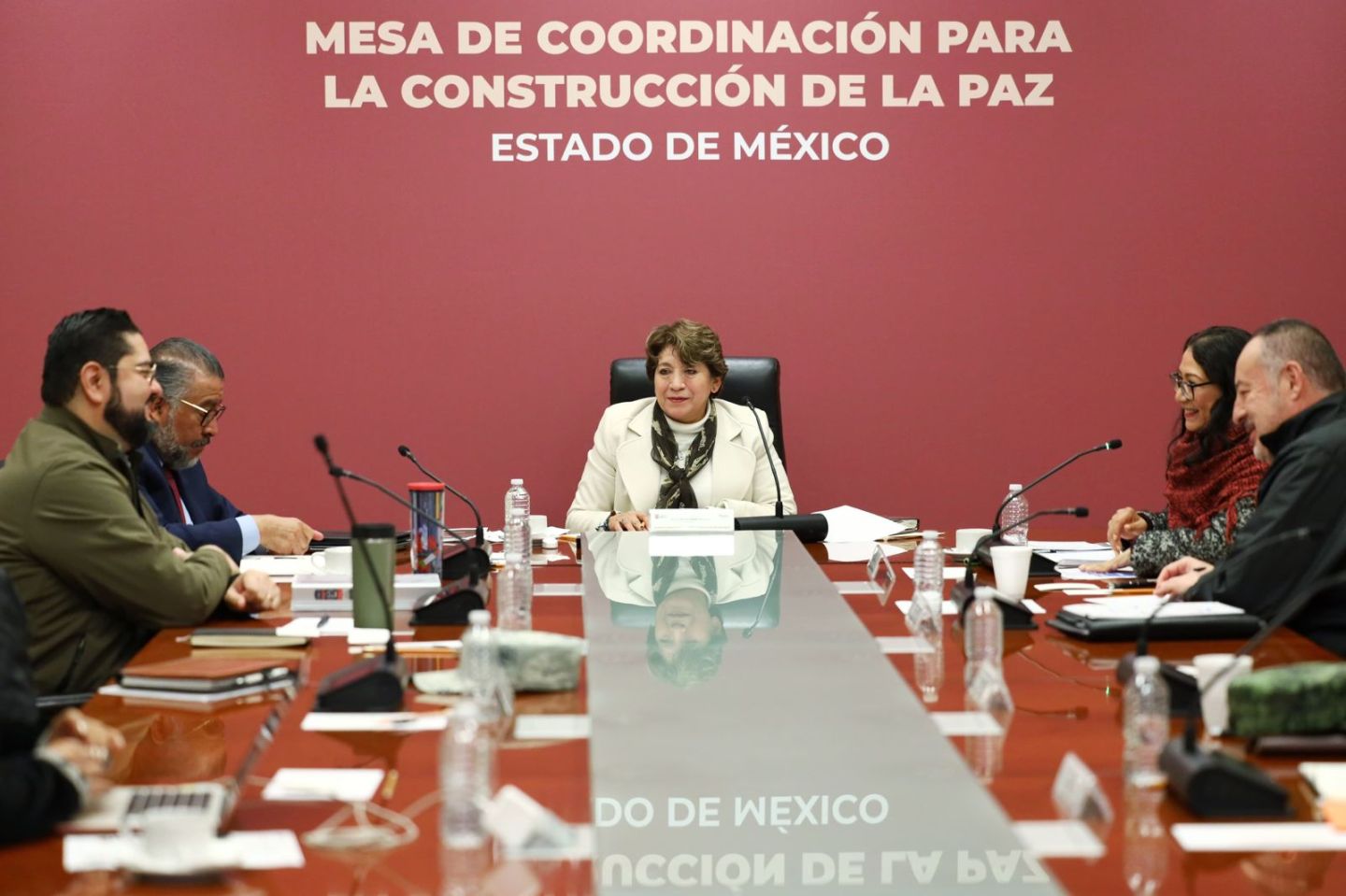Destaca Delfina Gómez reducción de delitos gracias al trabajo coordinado de los tres órdenes de gobierno 