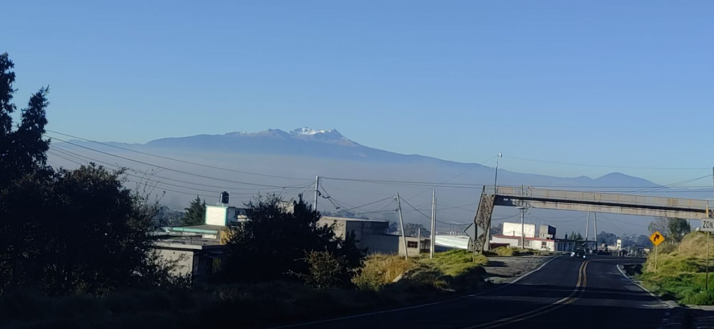 Así se observa el Nevado de Toluca 