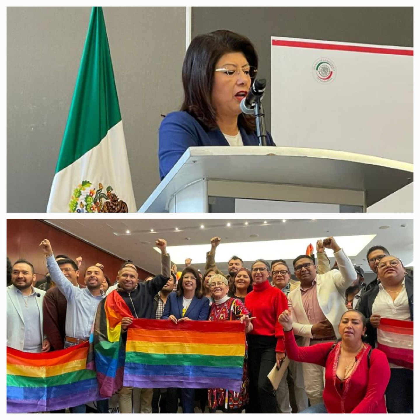 Mariela Gutiérrez su gobierno se distingue por ser incluyente con oportunidades a la comunidad LGBTTTIQ+