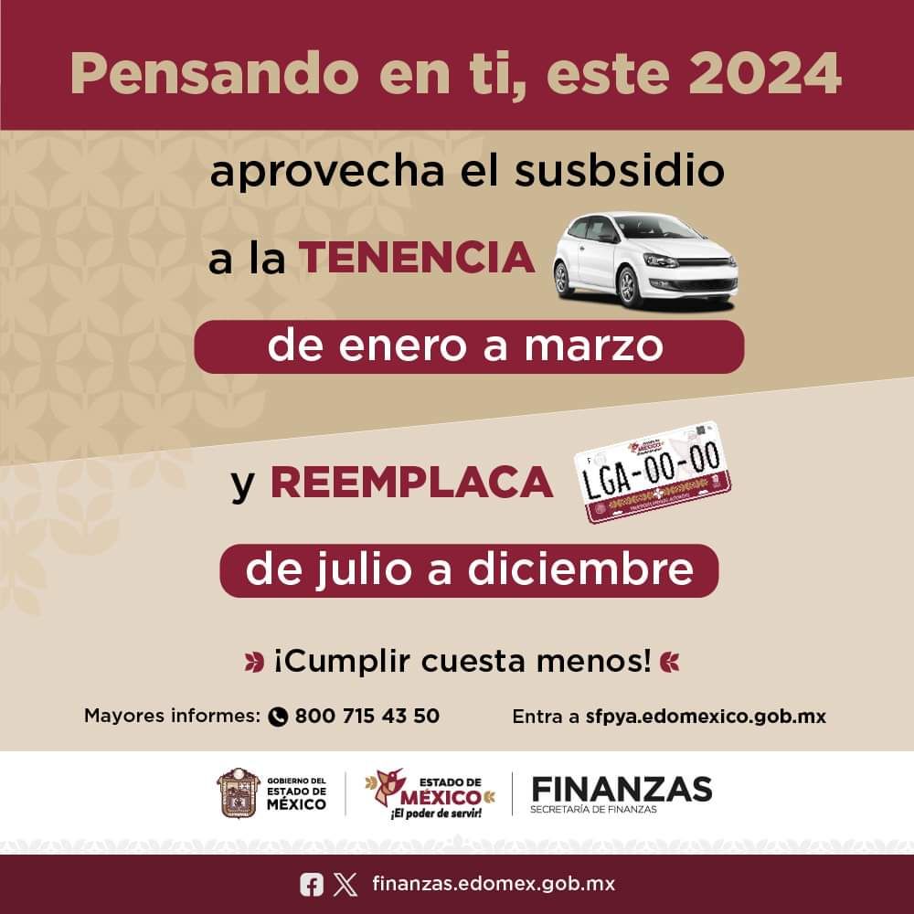 ¡¡Aprovecha el subsidio a la tenencia!! Estas son las nuevas fechas para reemplacar este 2024