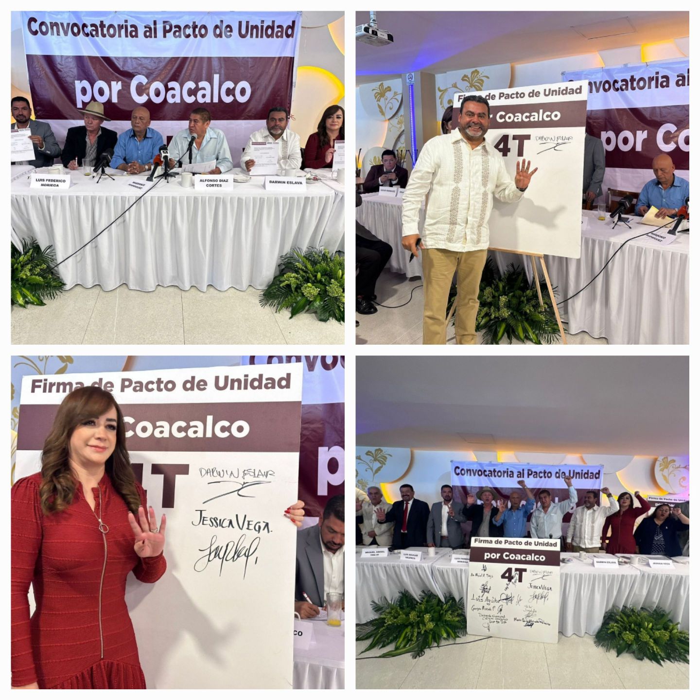 Convocan a pacto de unidad 
Por la Transformación de Coacalco