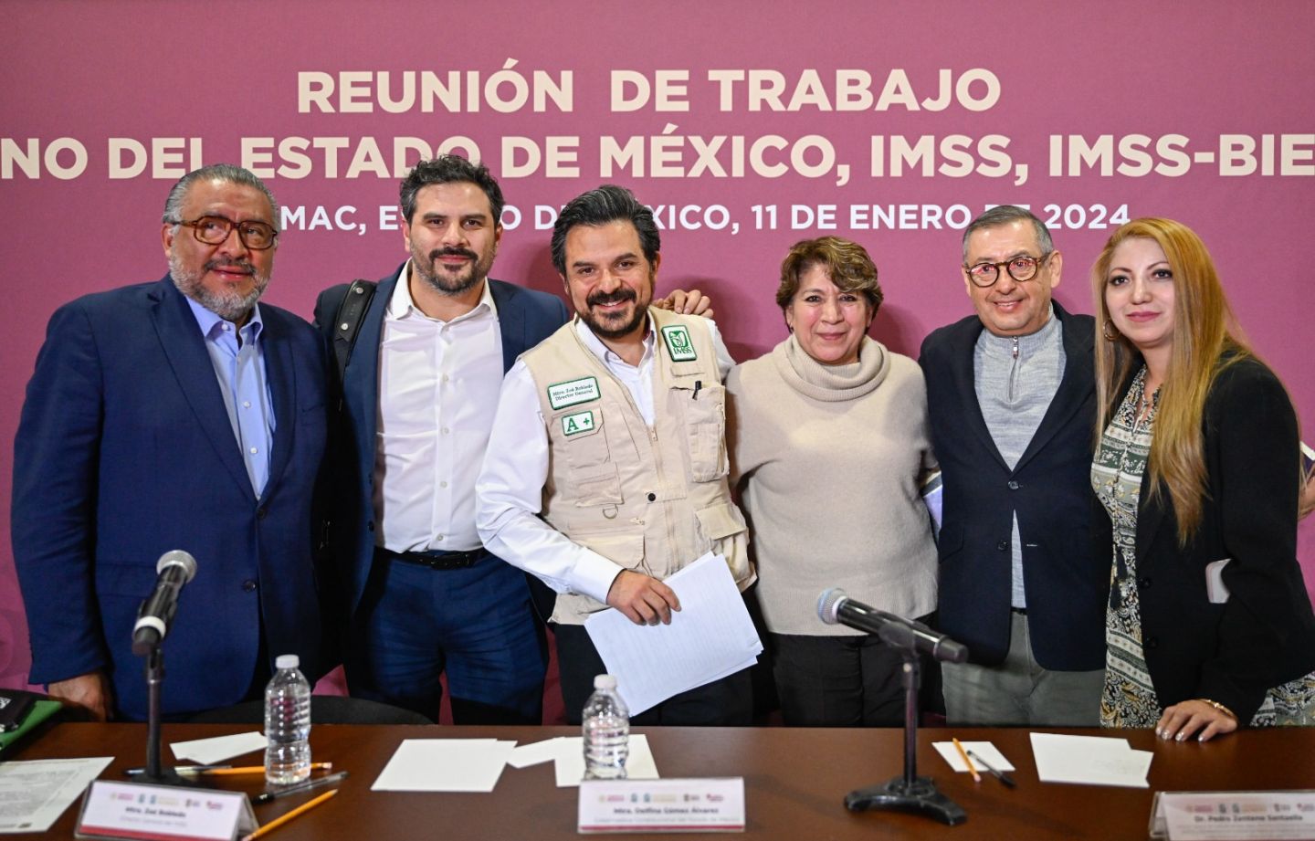Zoé Robledo y Delfina Gómez Analizan Proyecto de federalización del Estado de México al Modelo IMSS-Bienestar