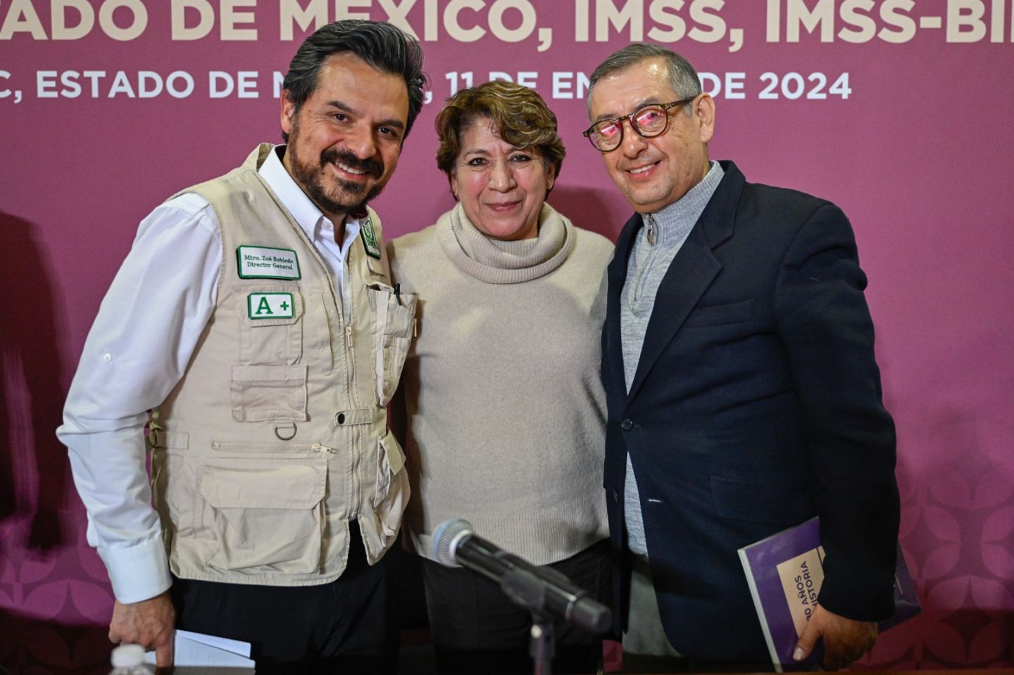 Zoé Robledo y Delfina Gómez Analizan Proyecto de federalización del Estado de México al Modelo IMSS-Bienestar
