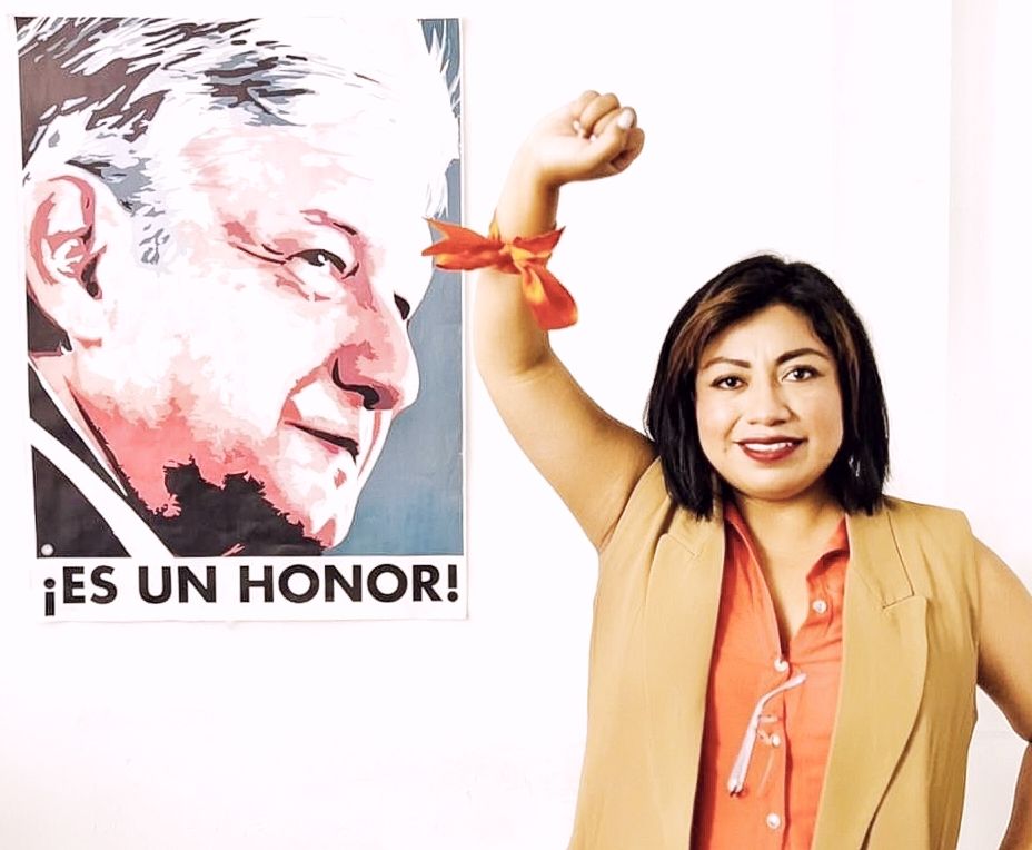 Alicia Apolonio Lechuga. Consejera Estatal de Morena y Secretaria de Formación Política en Hidalgo
