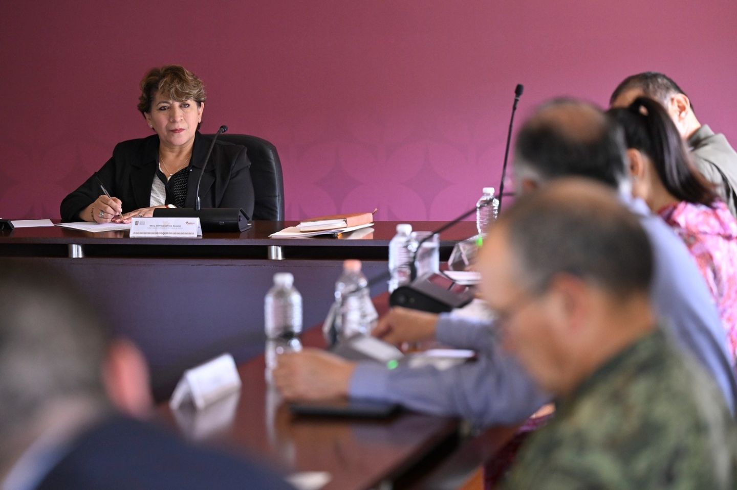 Gobernadora Delfina Gómez da seguimiento a estrategia de seguridad en Tierra Caliente 