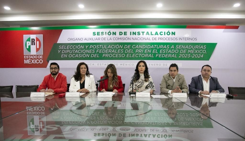 Registra PRI del Estado de México a Aspirantes al Senado y Diputaciones Federales