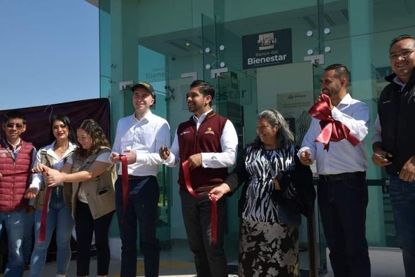 En Beneficio de más de 160 mil habitantes de Nezahualcóyotl Inaugura Alcalde Adolfo Cerqueda la Segunda Sucursal del Banco del Bienestar en el Municipio