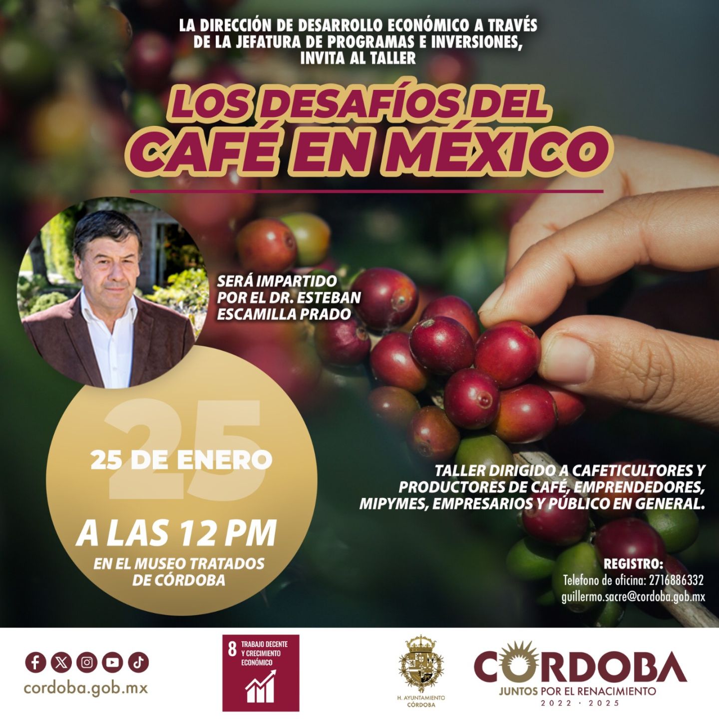 Brindarán magna conferencia "Los desafíos del Café en México"