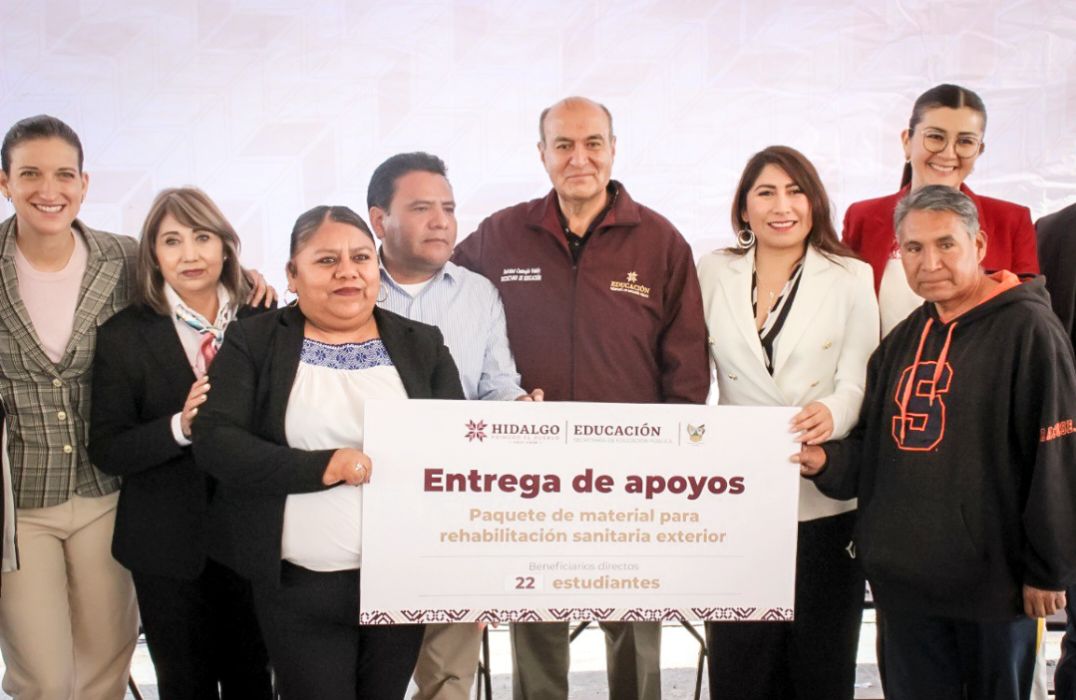 Gobierno de Hidalgo beneficia con infraestructura al sector educativo del Valle del Mezquital