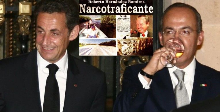 Además de obedecer a García Luna, hospedó Calderón a Sarkozy en finca de maldoso