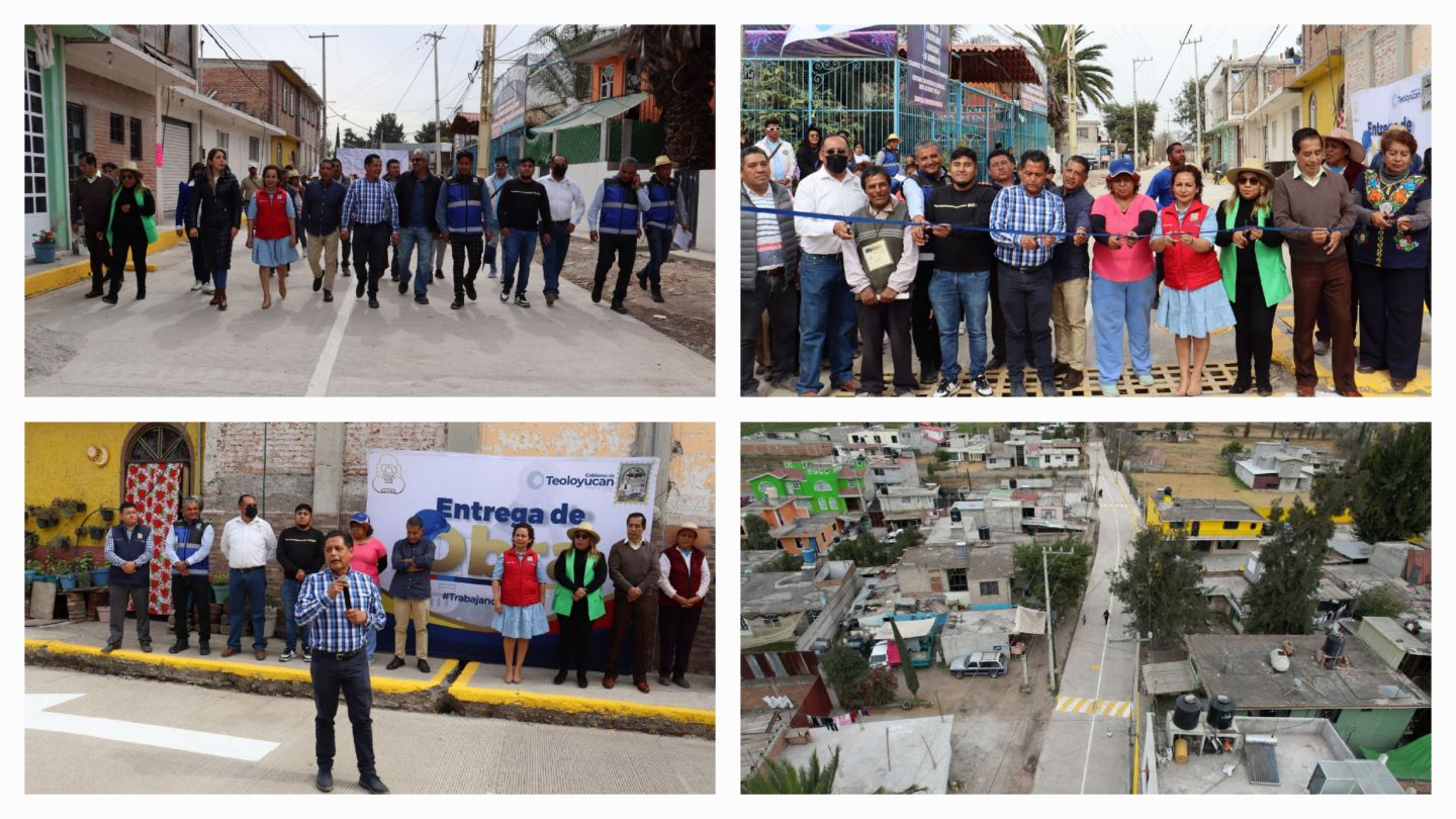 Juan Carlos Uribe Padilla inauguró la 
Pavimentación de la calle Francisco Sarabia