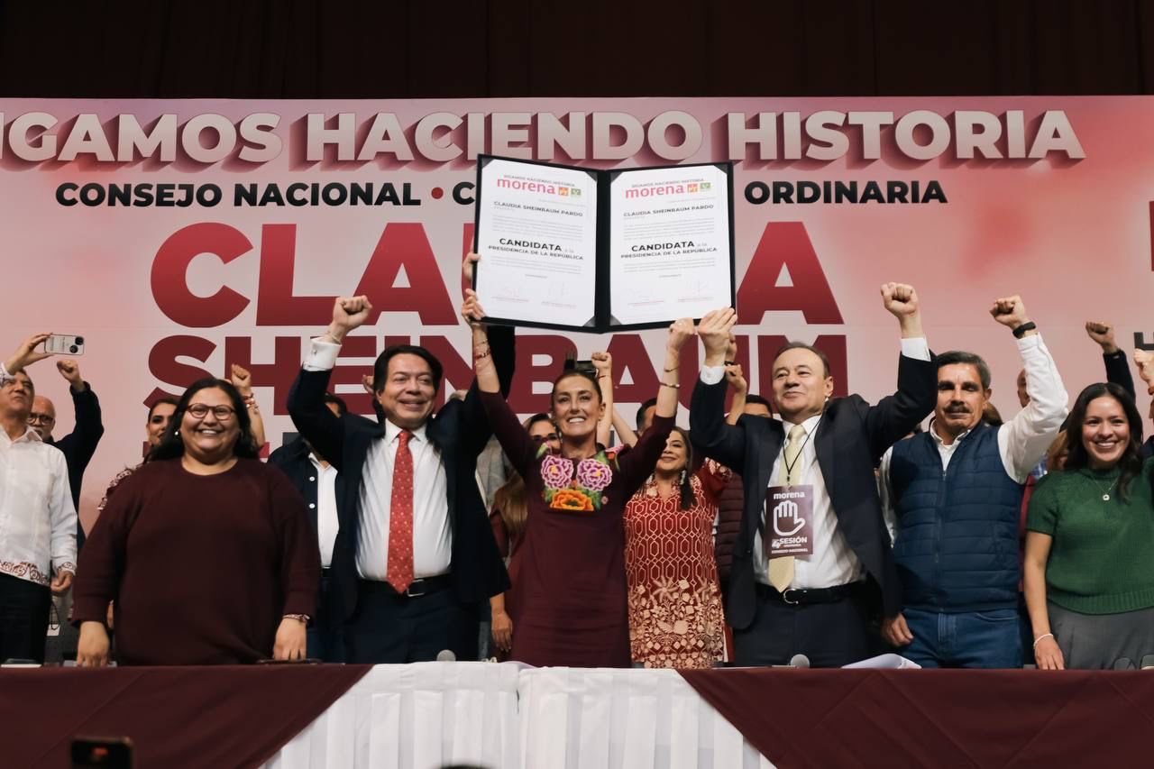No hay fecha que no se cumpla! Claudia Sheinbaum, candidata oficial de Morena a la Presidencia de México