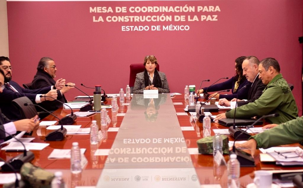 Delfina Gómez renueva compromiso de combate a la delincuencia para un Estado de México en paz y con bienestar