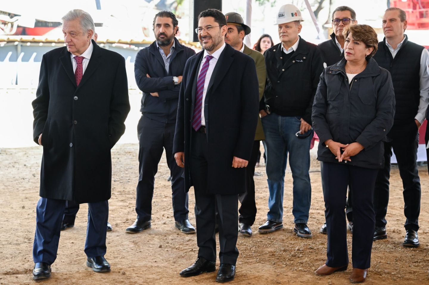 El Presidente Andrés Manuel López Obrador y La Gobernadora Delfina Gómez Álvarez Supervisan las Obras del Tren ’El Insurgente’
