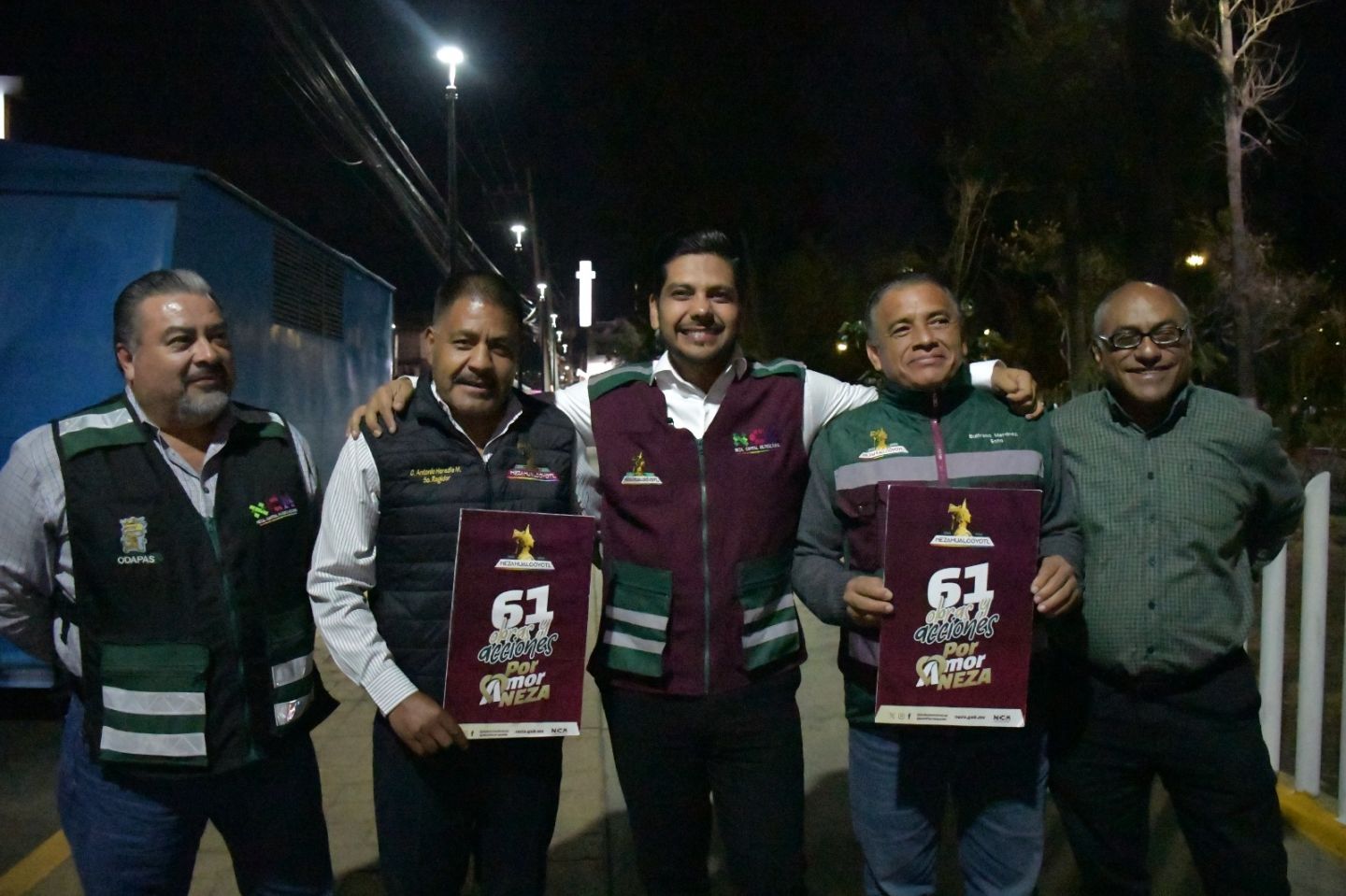 Para Reforzar la Seguridad en Nezahualcóyotl, Alcalde Adolfo Cerqueda pone en Marcha Nuevos Senderos Seguros..!