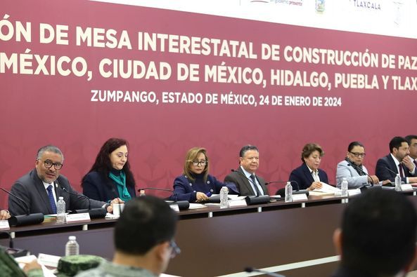 Reforzará Gobernadora Delfina Gómez la Seguridad en Carreteras para Frenar el Robo a Transportistas; Reportan Detención de Bandas Criminales en la Entidad