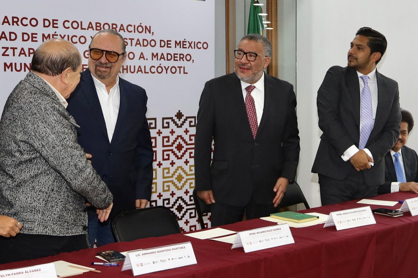 Horacio Duarte firma convenio con CDMX para la zona metropolitana del valle de México 