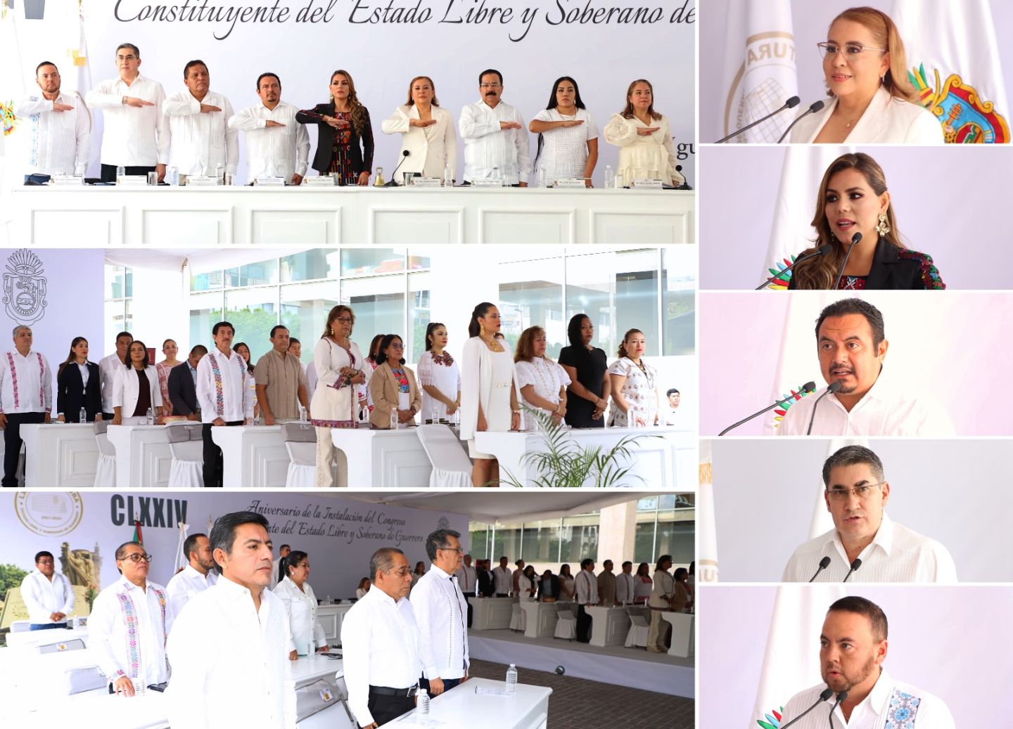 Llaman diputadas y diputados a la unidad, en el 174 aniversario del Congreso Constituyente de Guerrero 