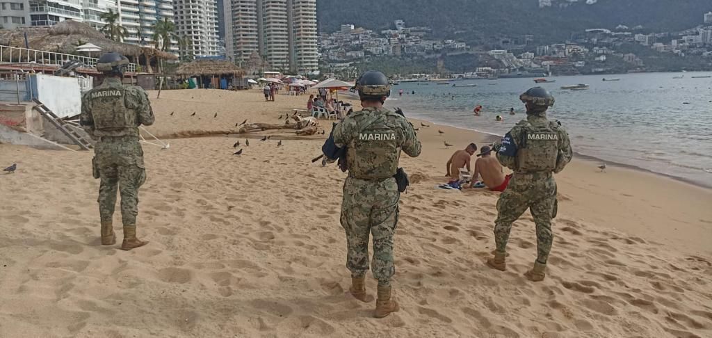 Arranca la Secretaría de Marina-Armada de México operación Playas
seguras-Acapulco en Guerrero
