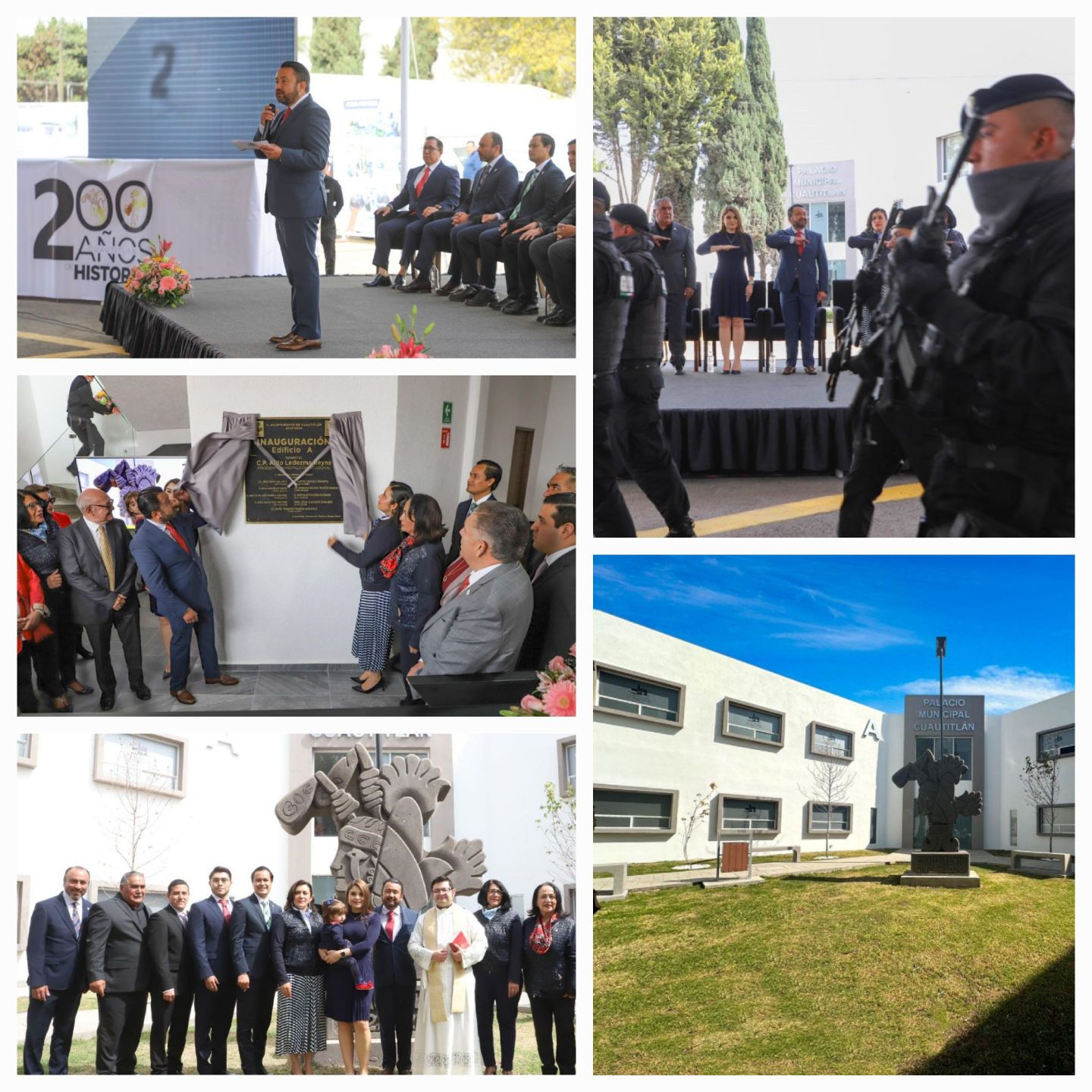 Aldo Ledezma inauguró el nuevo edificio de la presidencia municipal