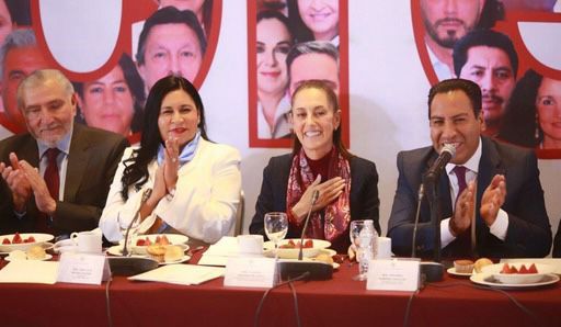 ’Habrá elecciones pacíficas, limpias y de una gran participación del pueblo de México’, dice Claudia Sheinbaum en reunión con senadores de Morena 