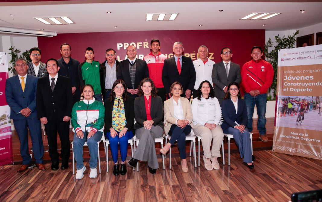 Presentan en Hidalgo programa nacional ’Jóvenes Construyendo el Deporte’