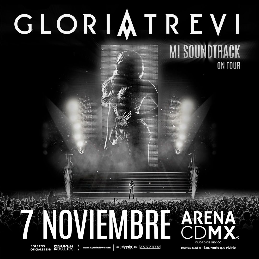 La Arena CDMX vibrará con GLORIA TREVI el 07 de noviembre