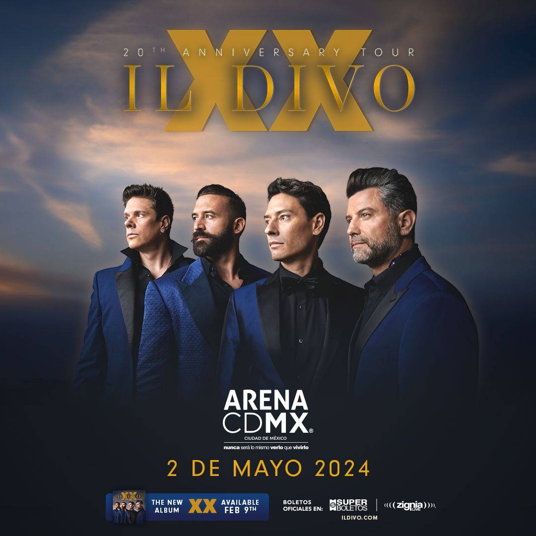 IL DIVO Regresa a México para presentar su nuevo álbum y su nuevo show