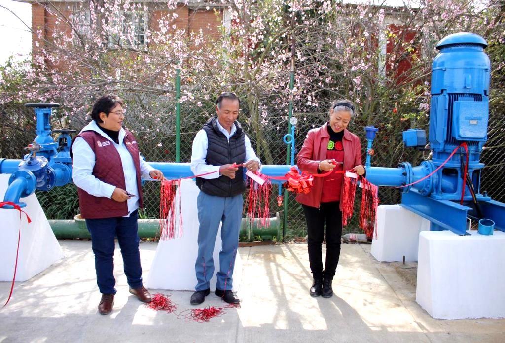 El Gobierno del Edoméx Inaugura obras hidráulicas para abastecimiento de agua en Aculco