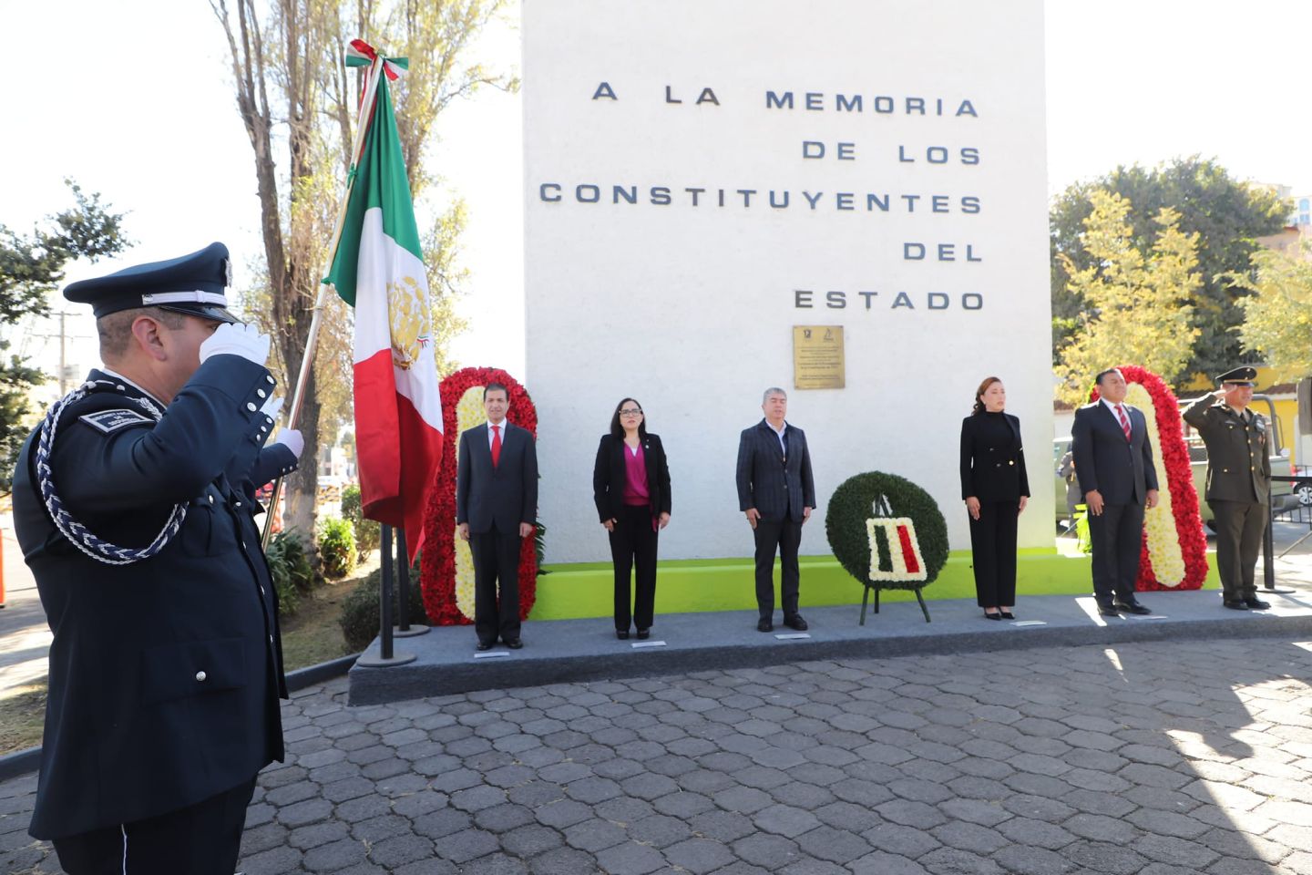El Gobierno del Estado de México Conmemora el CVII Aniversario de la
 Promulgación de la Constitución Política de los Estados Unidos Mexicanos
